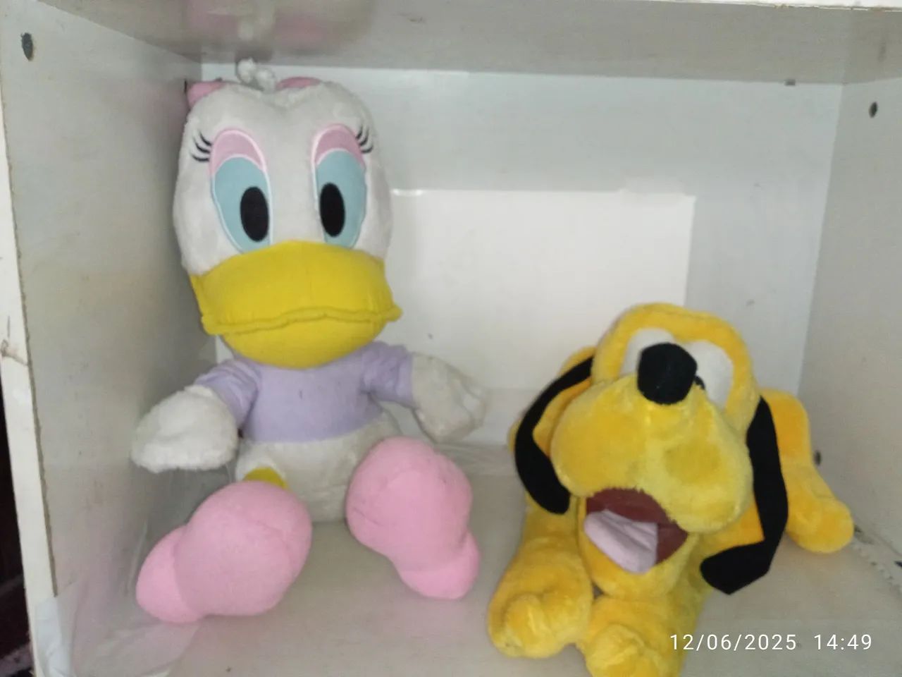 Pelúcias Daisy e Pluto - Disney