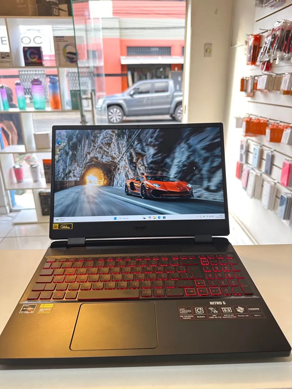 NOTEBOOK GAMER NITRO 5 RYZEN 5 7535HS/16GBDDR5/RTX3050/SSD1TB