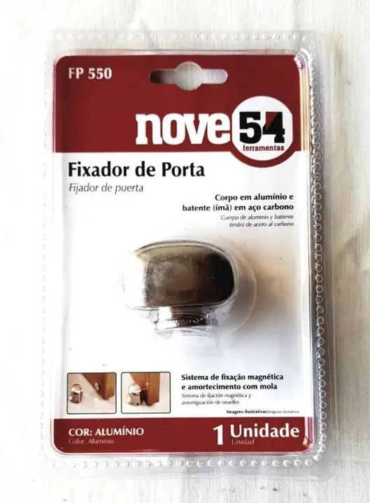 Fixador de Porta com Trava Magnética - FP 550 - Marca Nove 54 Ferramentas - Sem Uso - Foto 3