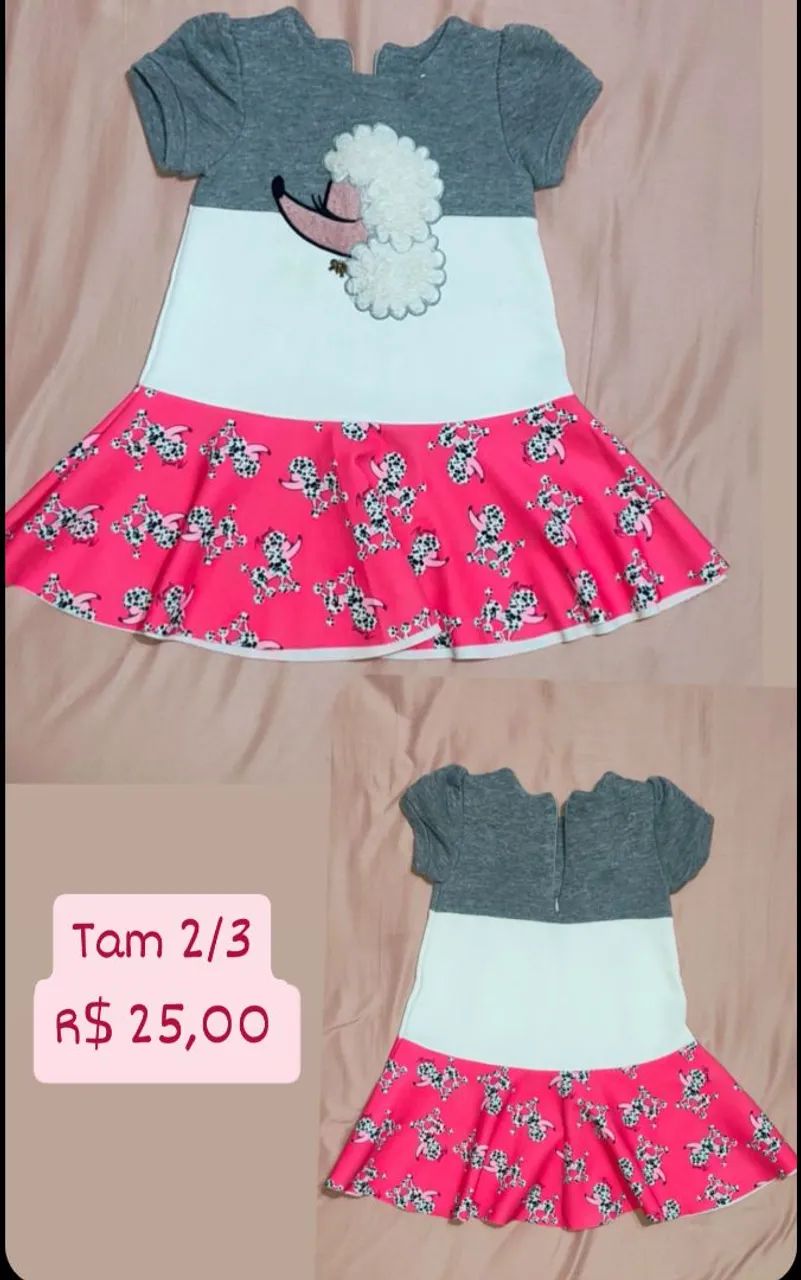 Vestido Infantil e conj Adidas -  Lindos - Foto 2