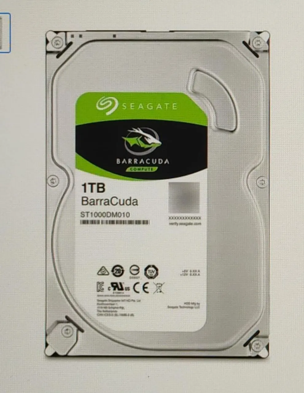 HD Seagate Barracuda 1TB
