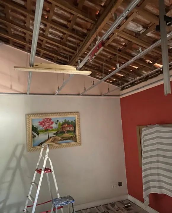 Forro drywall 