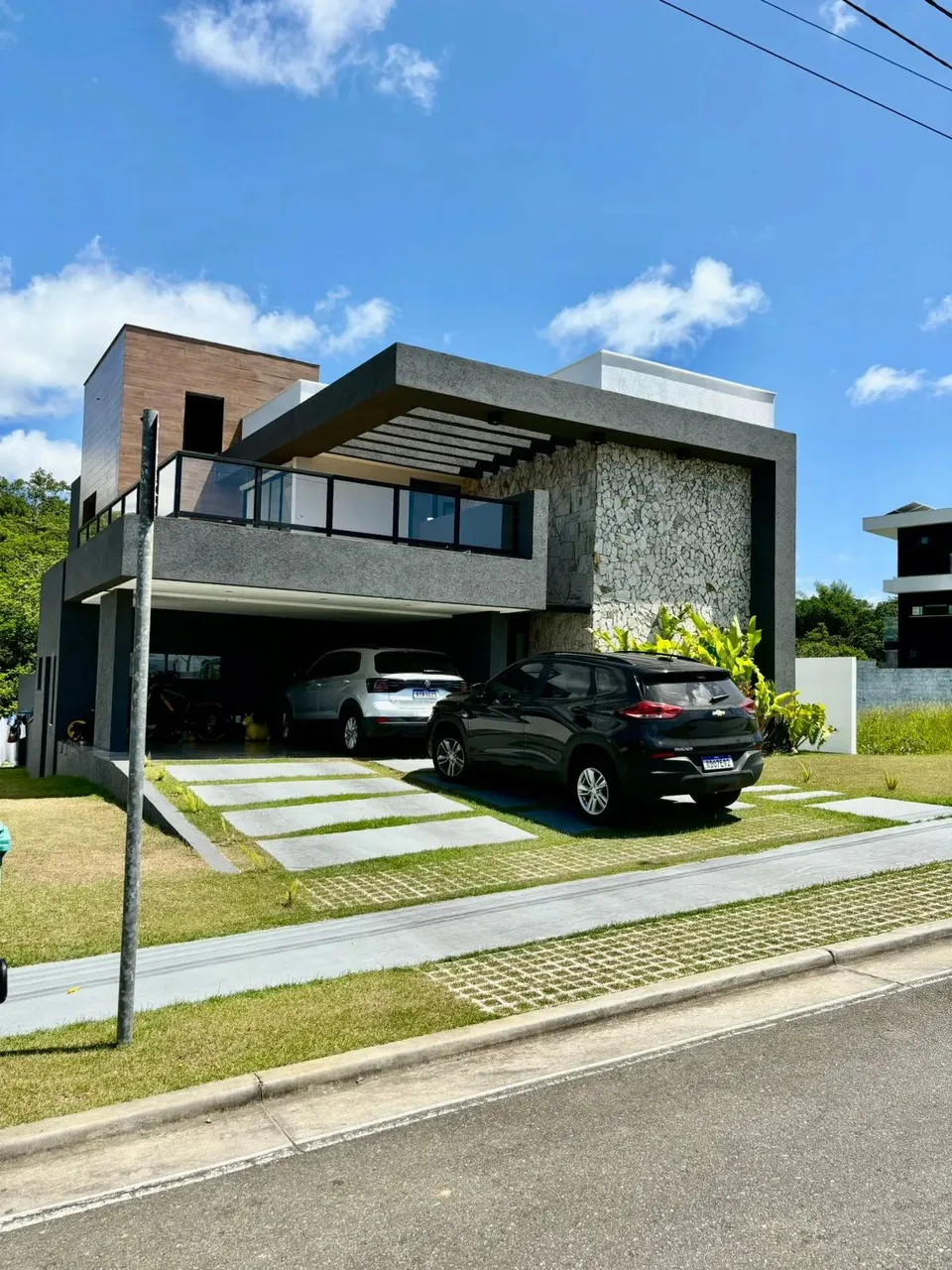 Casa Sofisticada e Exclusiva no Alphaville Litoral Norte 3 4 Suítes e Vista para a Nature