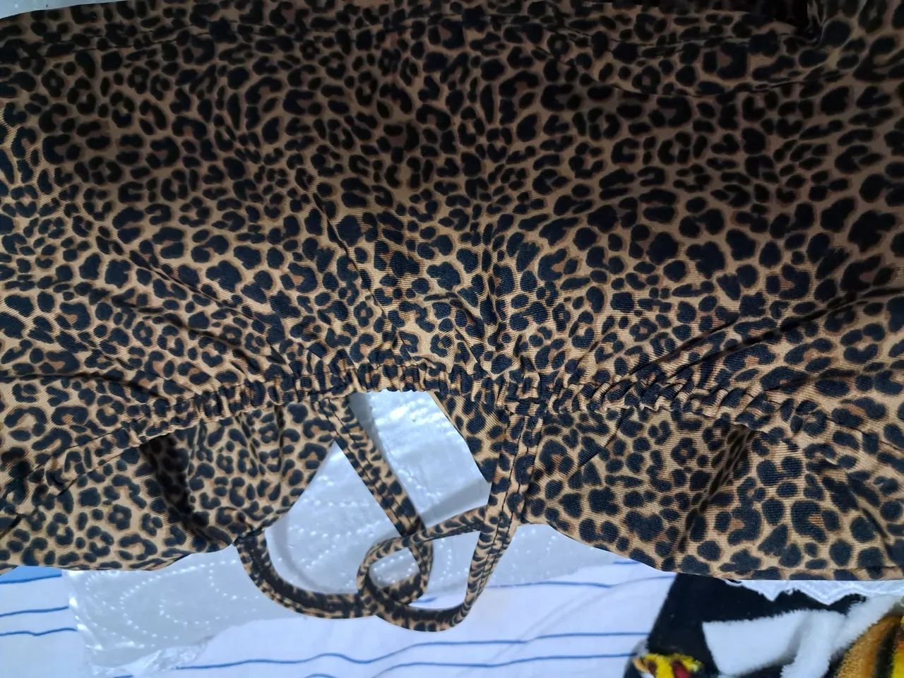 Top de Biquíni Leopardo - Foto 4