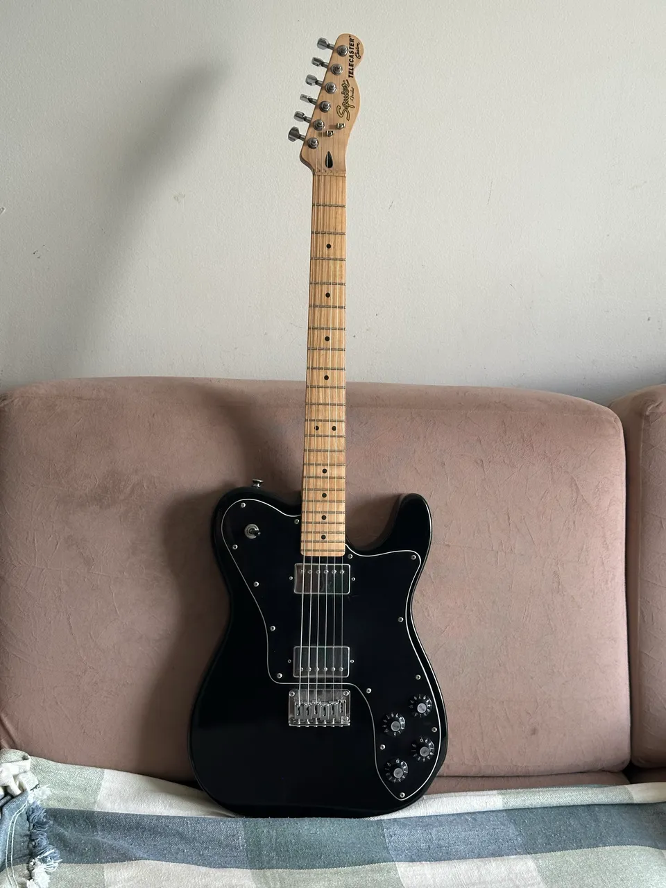 squier テレキャスターカスタム Squier by Fender Vintage Modified Telecaster Custom HH Black（中古
