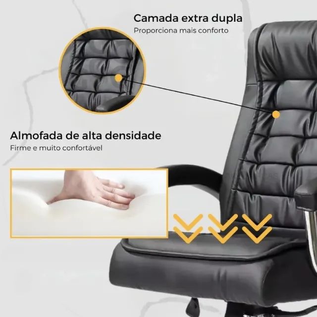 Cadeira Presidente Luxo Acolic ENTREGAMOS DF E ENTORNO - Foto 3