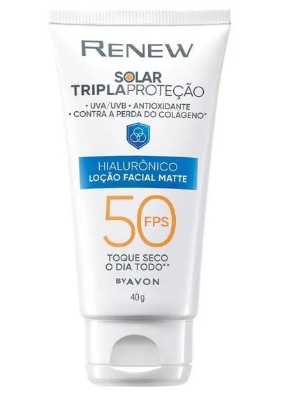 Protetor Solar Renew Fps 50 Protinol 40g - Avon