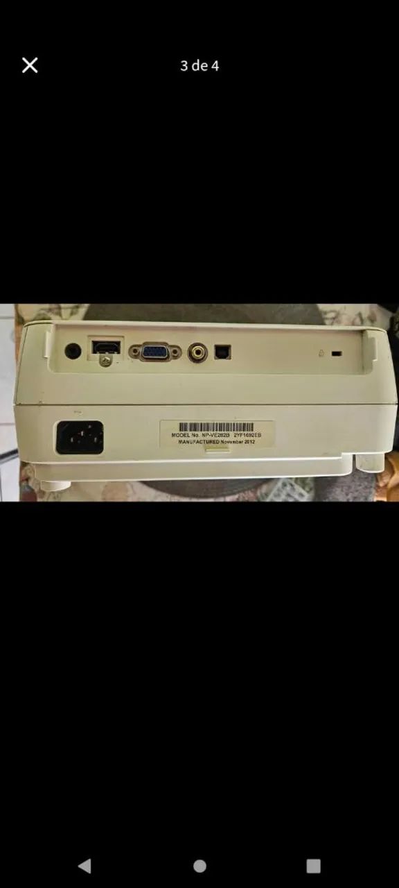 Projetor nec 2800 lumens  - Foto 2
