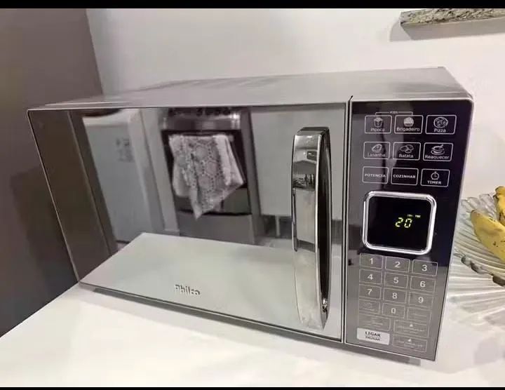 MICROONDAS ESPELHADO PHILCO 30 LITROS 350$ FUNCIONANDO PERFEITAMENTE EM OTIMO ESTADO