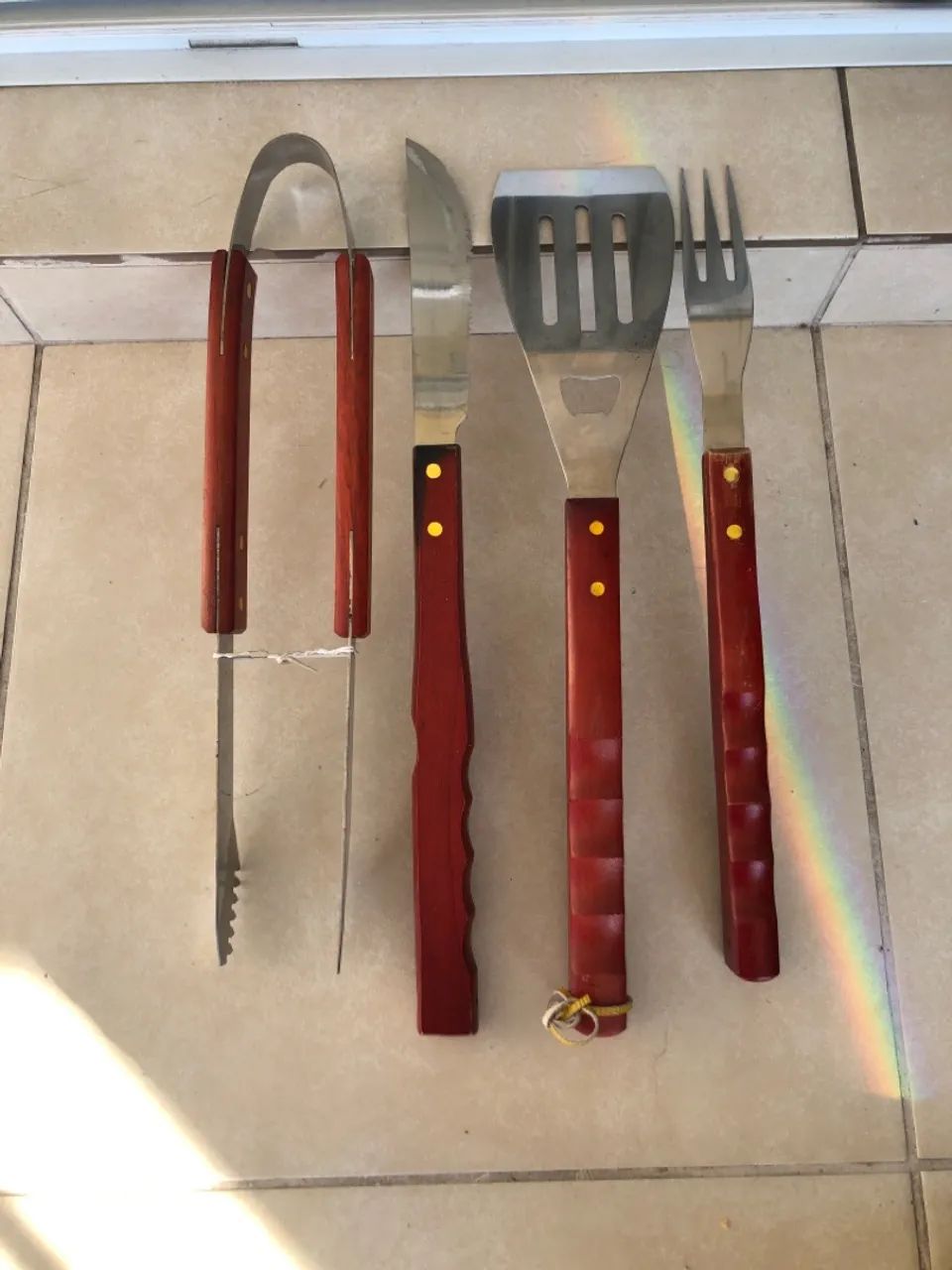 Conjunto de utensílios para churrasco - Foto 2