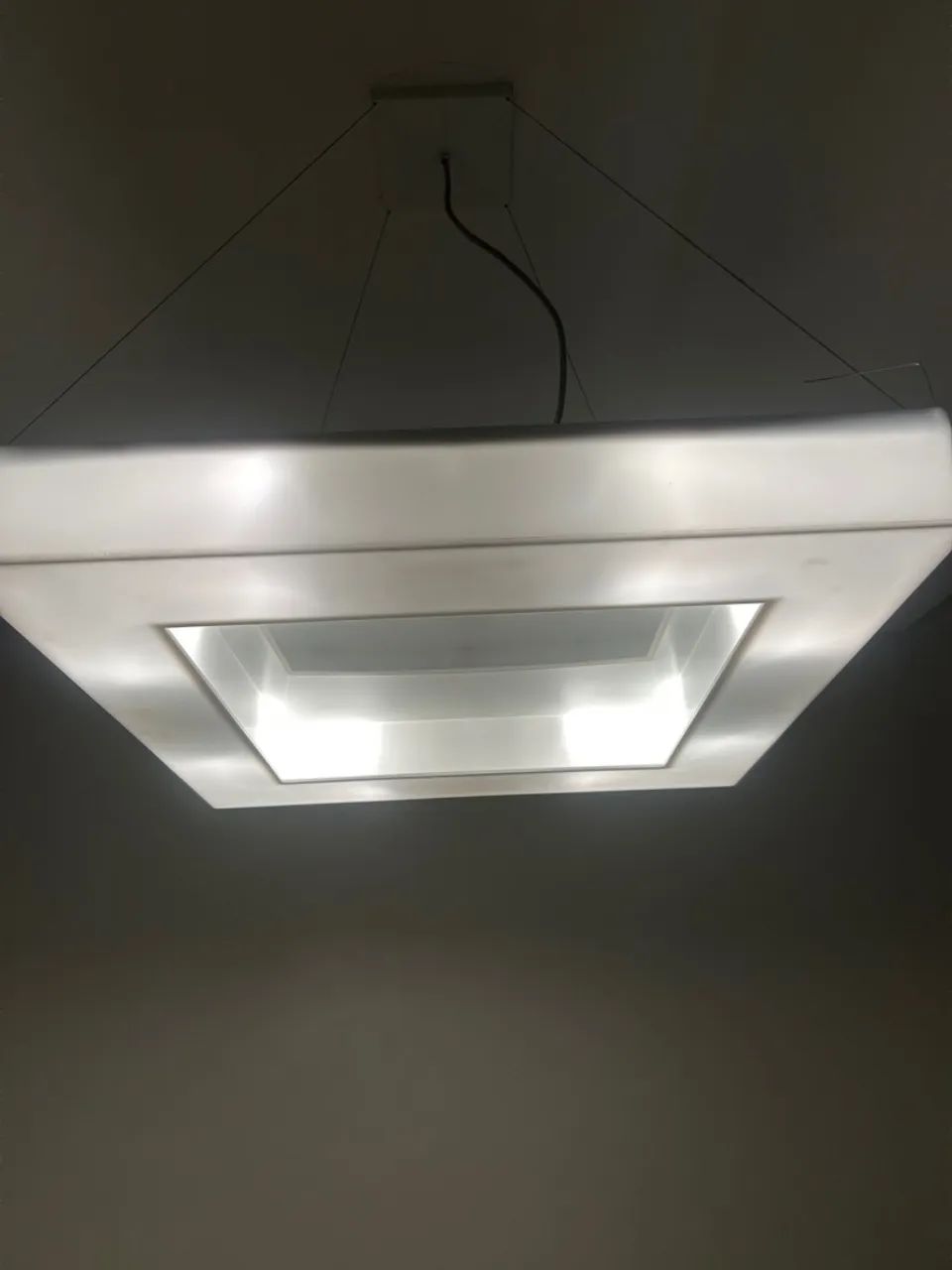 Luminária de Teto Quadrada e plafon - Foto 2