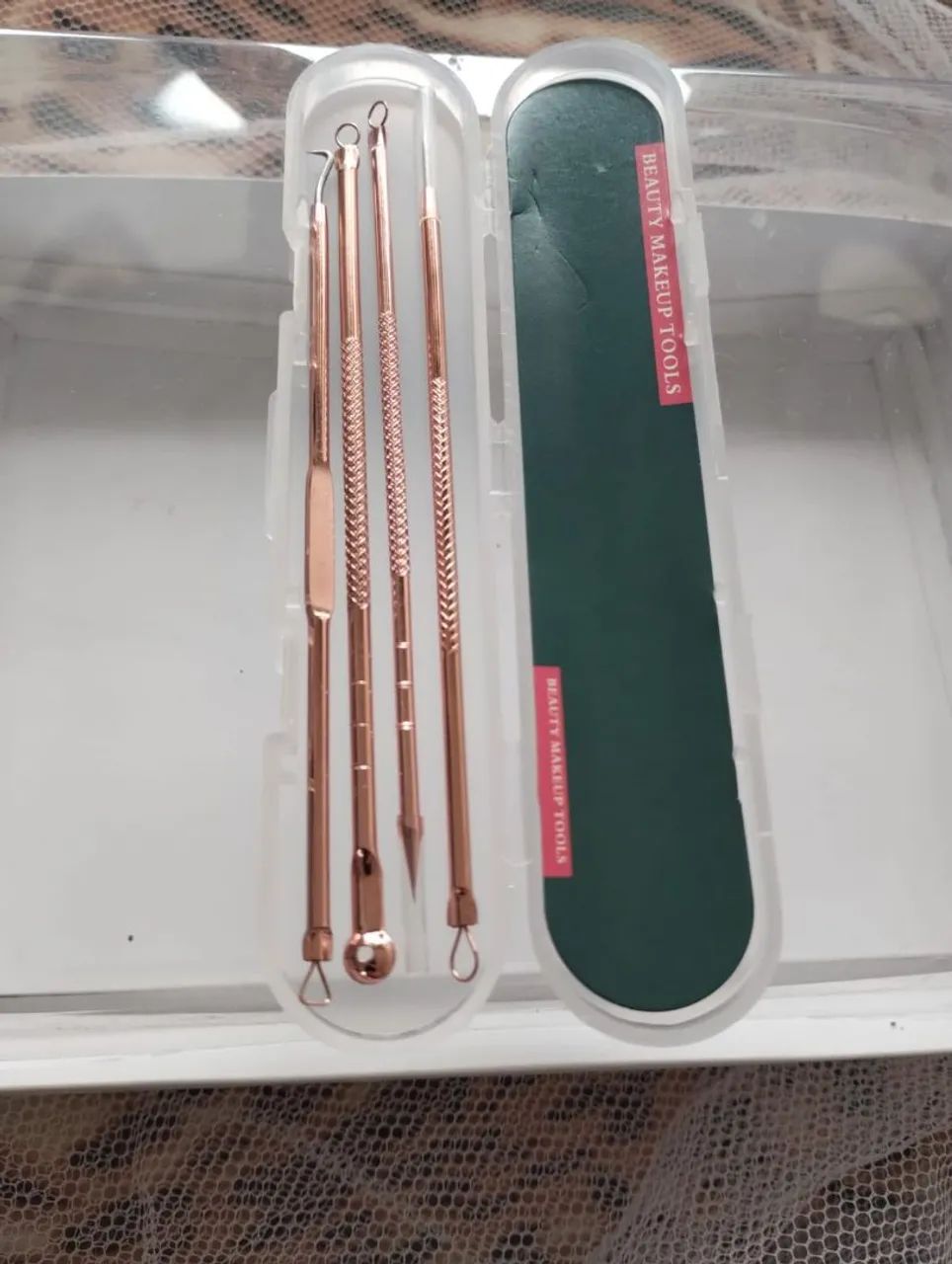 Kit de Ferramentas para Extração de Cravos e Espinhas