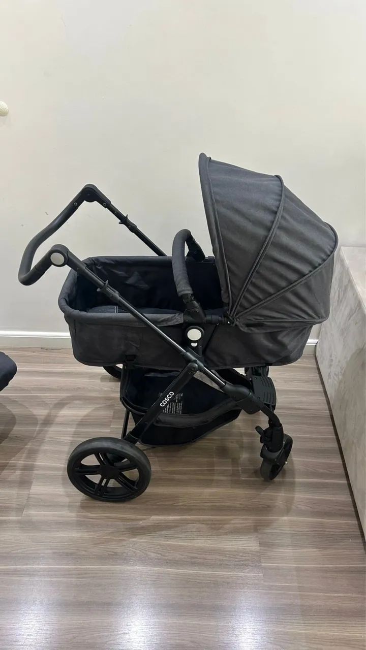 Carrinho de bebê e Travel Comfort Travel System Poppy 3.0 TRIO COSCO Preto - Foto 4