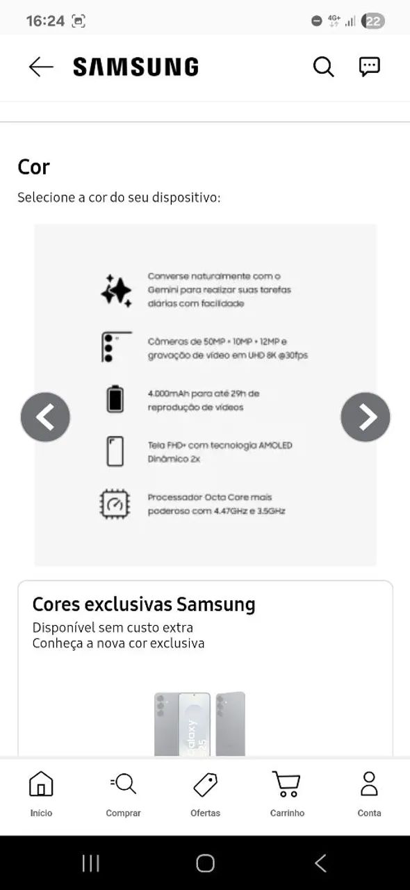 Galaxy S25 semi novo 5 meses de uso. - Foto 5