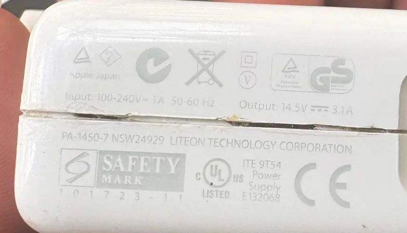 CARREGADOR P/ MACBOOK PRO 2012-MAGSAFE-ORIGINAL APPLE - Foto 3