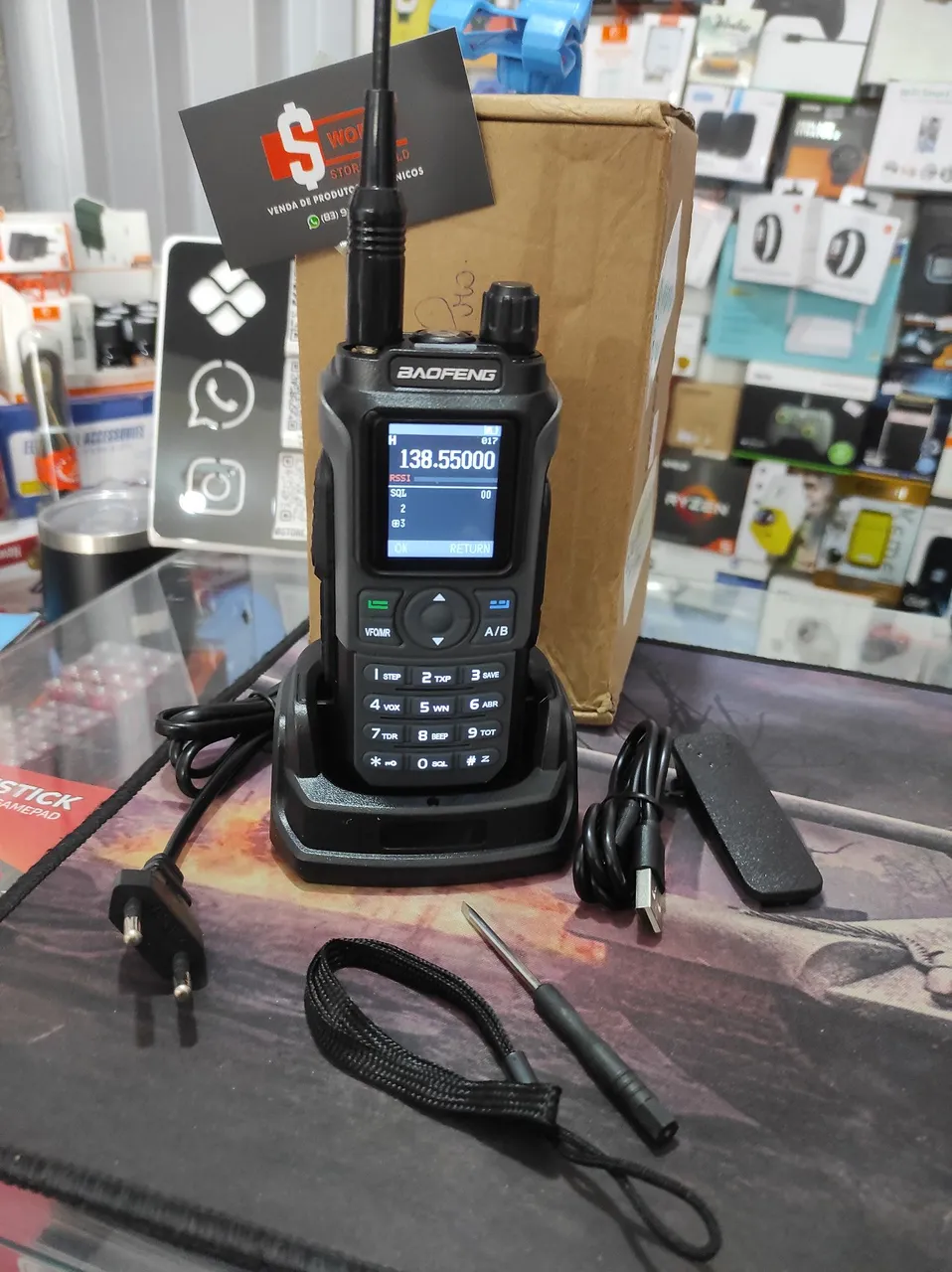 Rádio Comunicador Baofeng - 138.55000MHz
