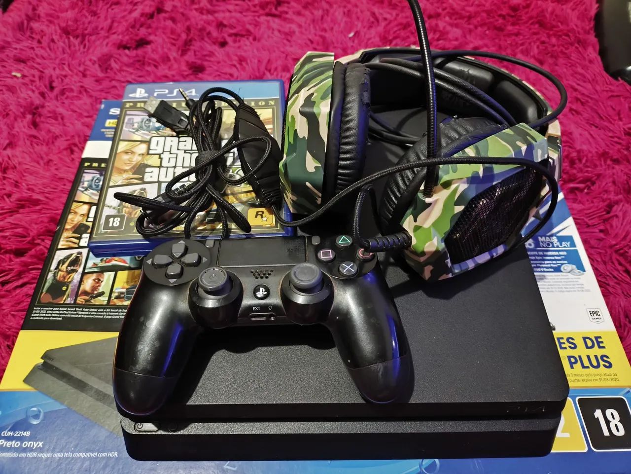 Playstation 4 Mega Pack - Semi novo - Foto 4