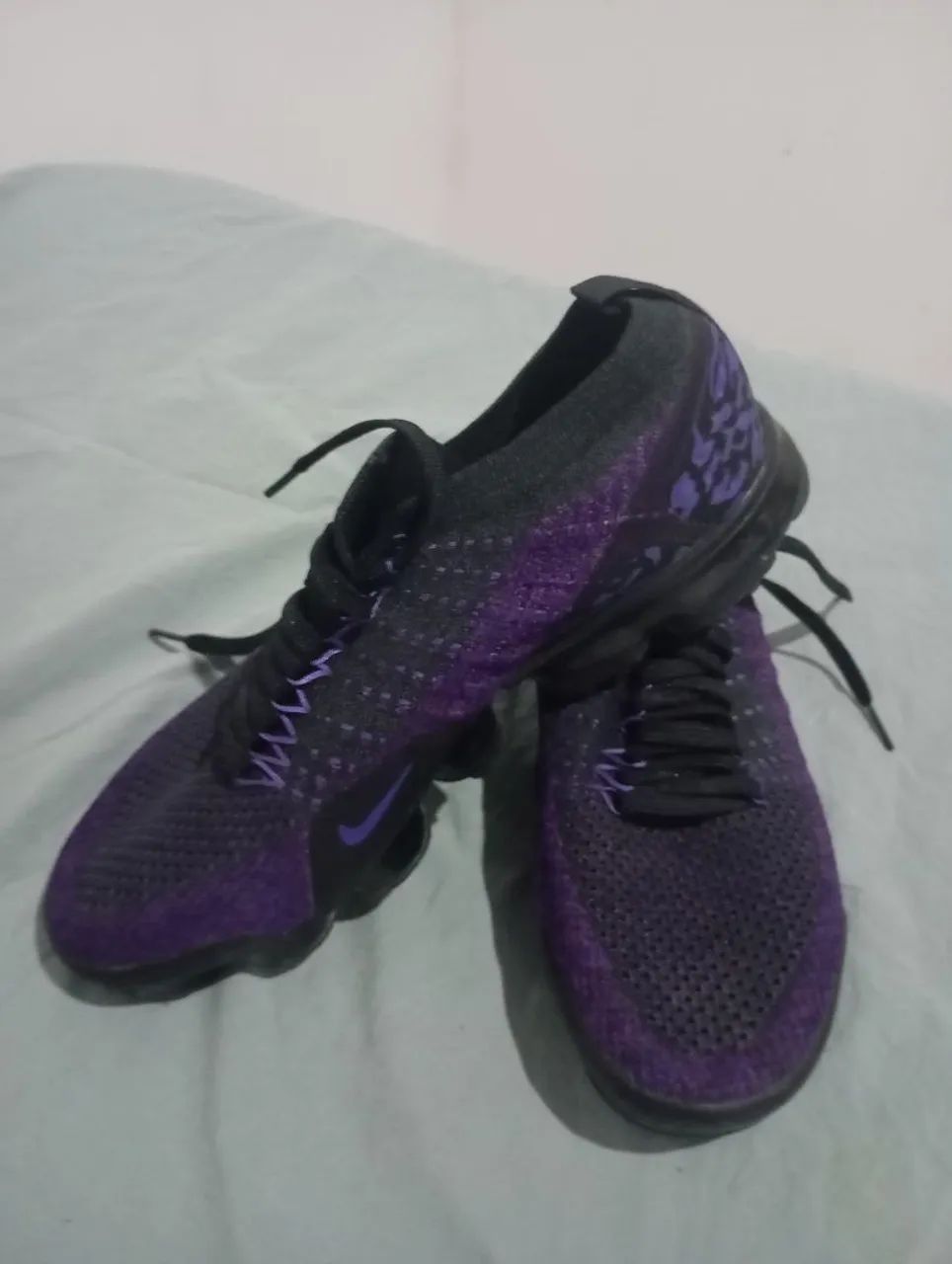 Running Shoes Nike Air Vapormax Flyknit Night Purple Running Shoes