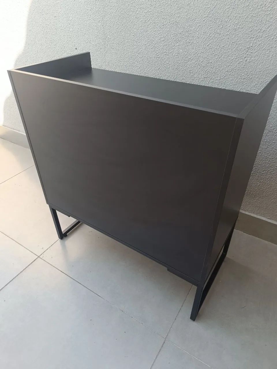 Cômoda Industrial MDF Noca 3 gavetas pés metálicos - Entrego - Foto 2