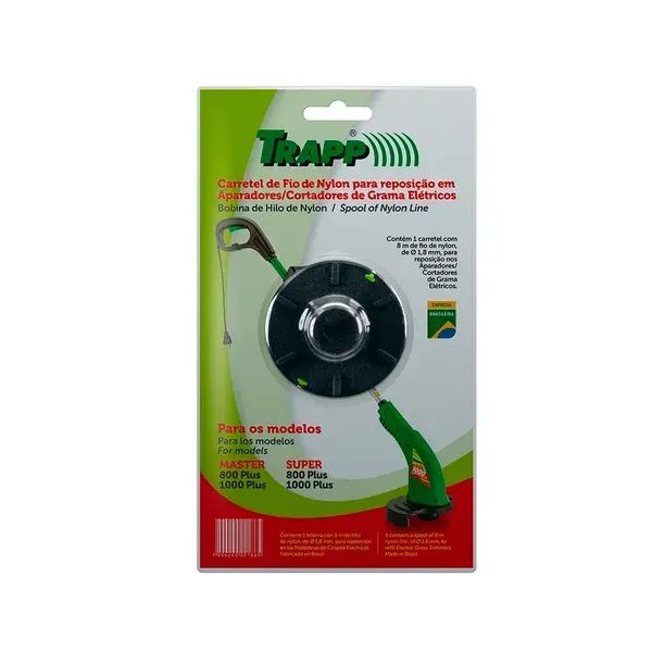 Combo Aparador Master Plus 1000w TRAPP + Vassoura Jardim com 22D GERPLAST + Refil Master  - Foto 4