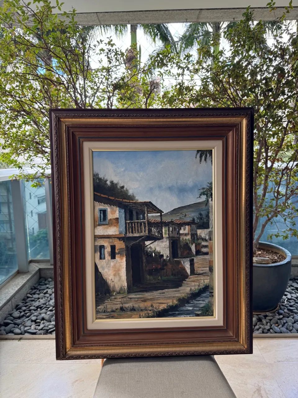 Quadro com pintura de paisagens - Foto 3