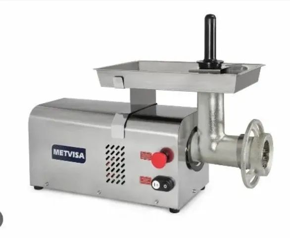 Moedor de Carne Pesado Inox 1Cv Boca 22 Metvisa