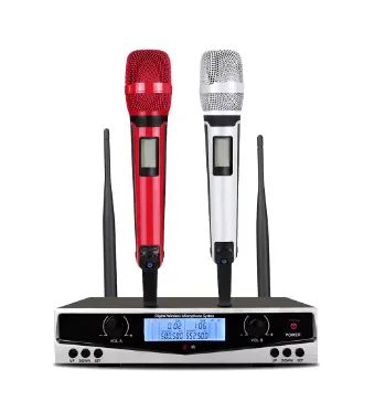 Microfone Duplo Sanheiser SKM 9100 Alta qualidade 2 bastões sem Fio 100 metros