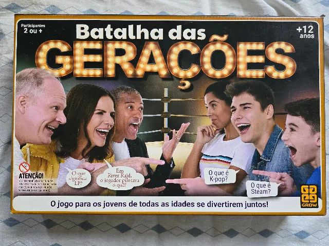 Batalha das Gerações - Jogo de tabuleiro - Completo