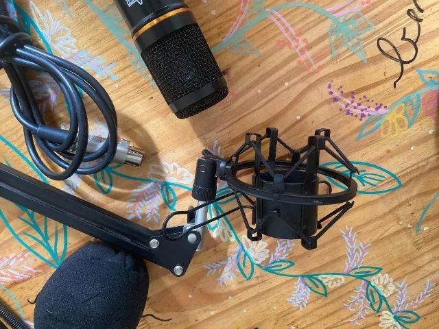 Microfone Podcast Gamer Condensador Bm-800 Original - Foto 3