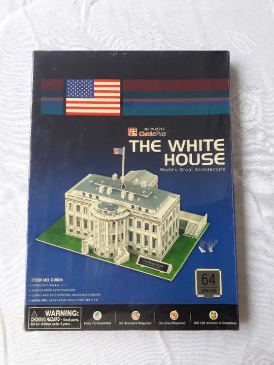 3D Puzzle cuble fun " The white House"