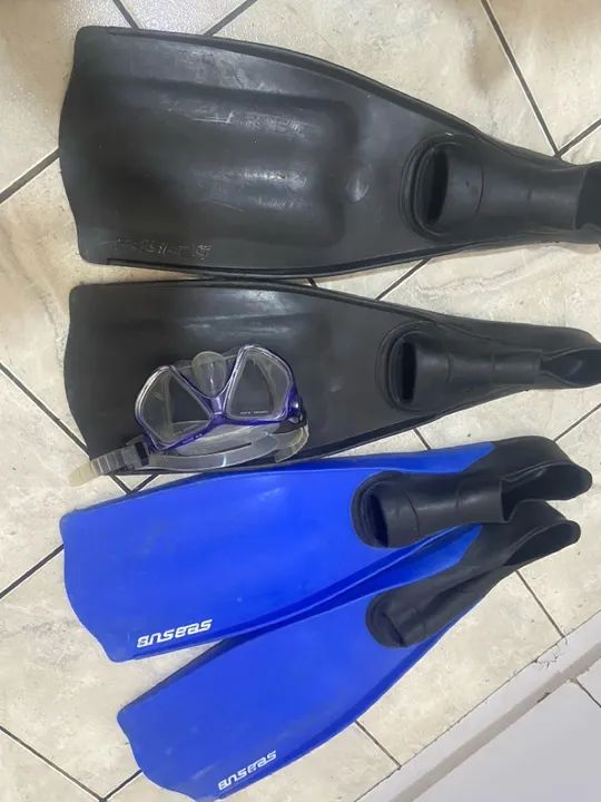 Kit De Mergulho Seasub Dua + Nadadeiras - Foto 2