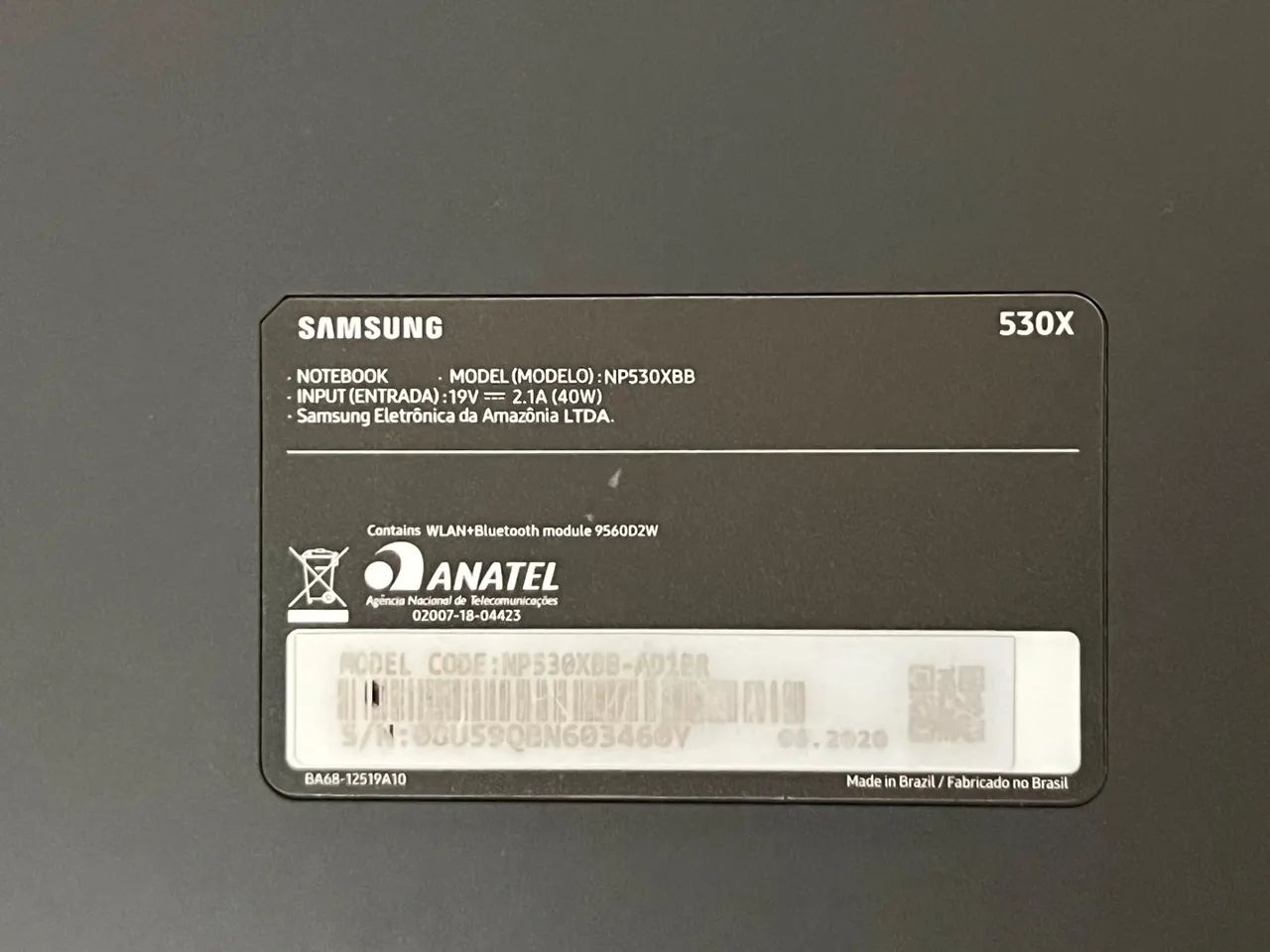 Notebook Samsung Flash F30 - Tela 13.3 - cor grafite  - Foto 4