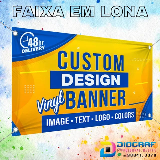 ? Faixas em Lona com Entrega em 24h ? - Foto 4