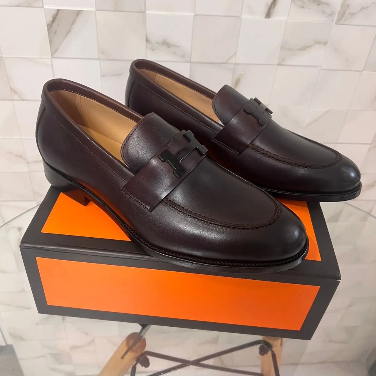 Sapato Mocassim Valentino Garavani , Hermes , Ferragamo - Foto 2