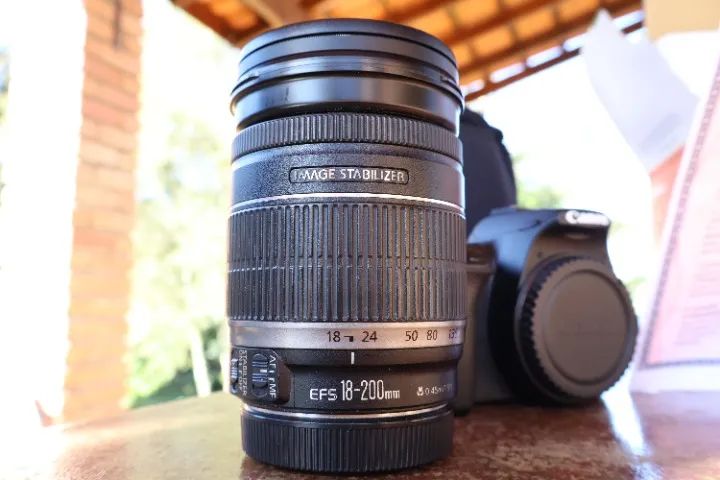 Canon Rebel SL3 Com lente 18 55mm e 18 200mm+ Filtros NDS variaveis. - Foto 5