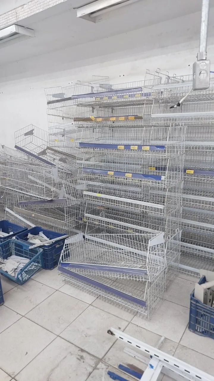 Gondolas, Prateleiras, Cestos, Ganchos, Cremalheiras - Foto 4