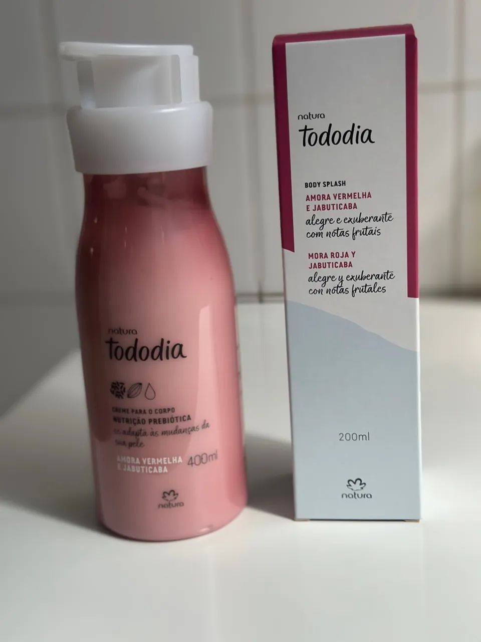 Kit amora vermelha e jabuticaba - Body Splash e Creme Corporal - Foto 5