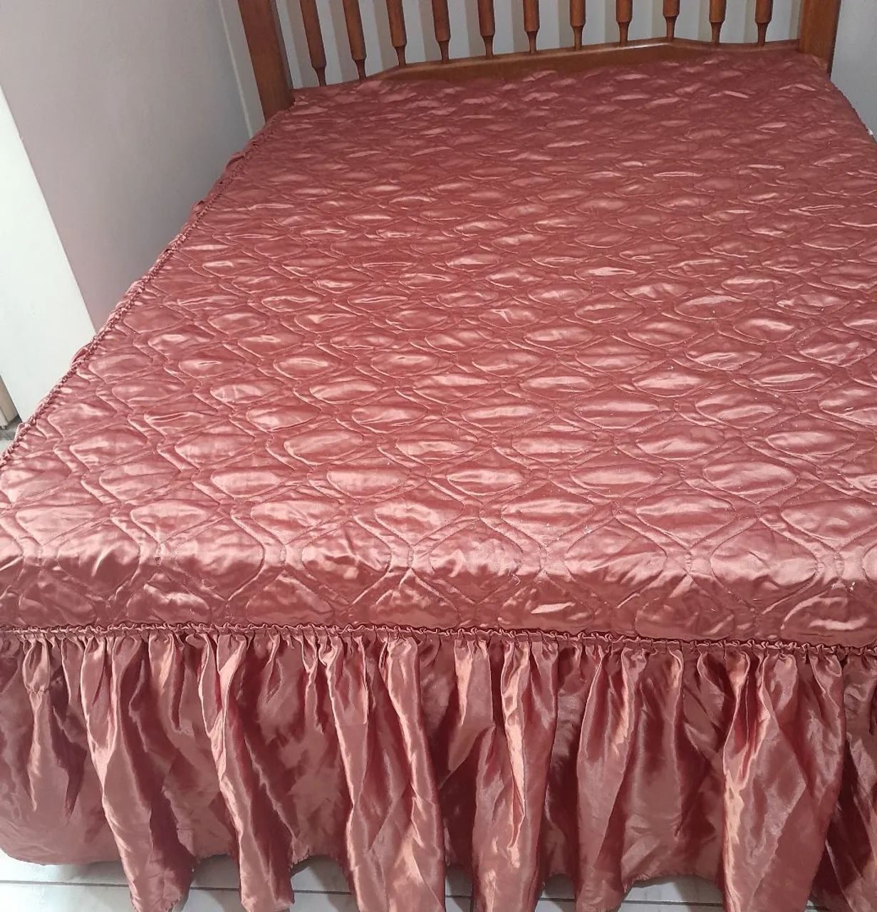 Colcha VINTAGE Cetim CASAL 