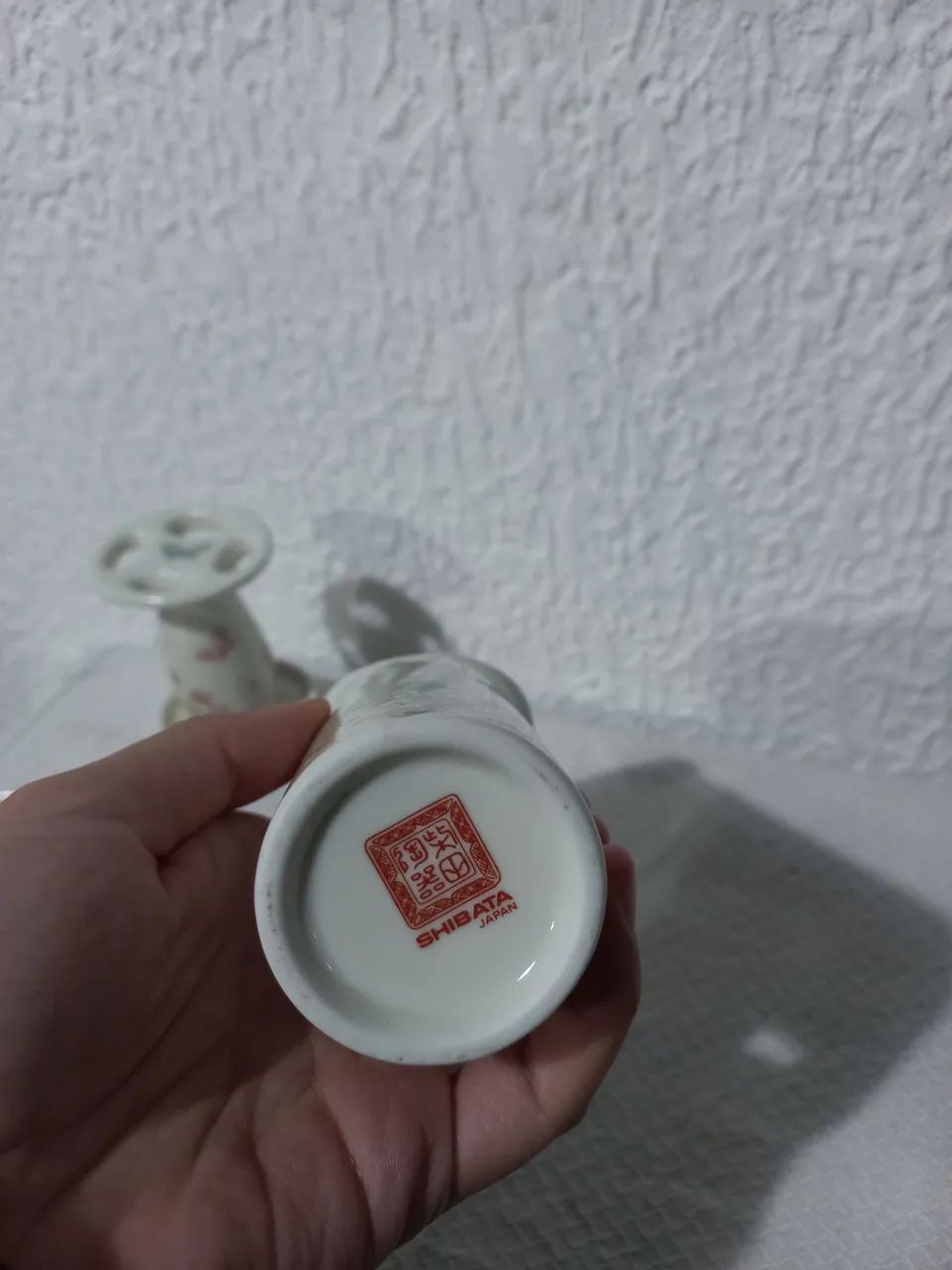 Conjunto de porcelana japonesa vintage com tema floral e borboletas shibata - Foto 5