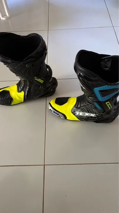 Botas de Motociclista TEXX PISTA - Tamanho 42 br - Foto 3