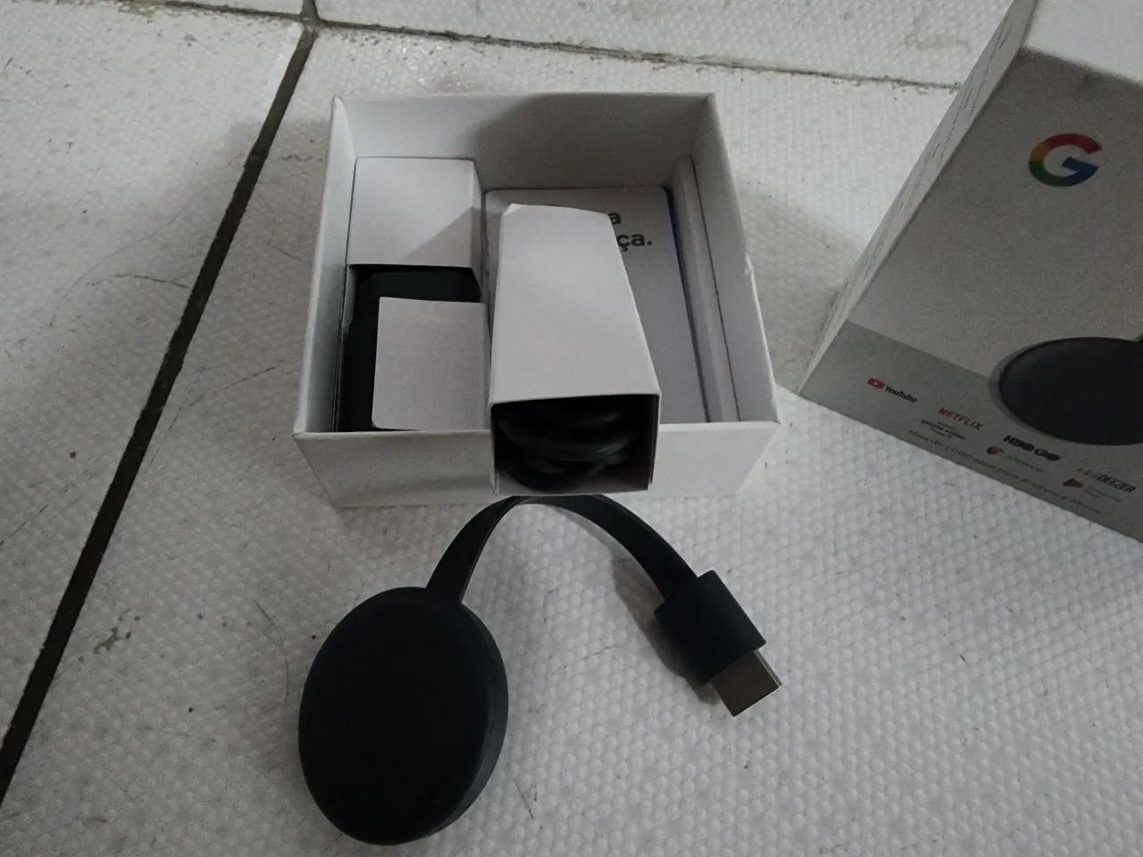 Google Chromecast 3ª Geração Full HD - Na Caixa e Completo - Foto 4