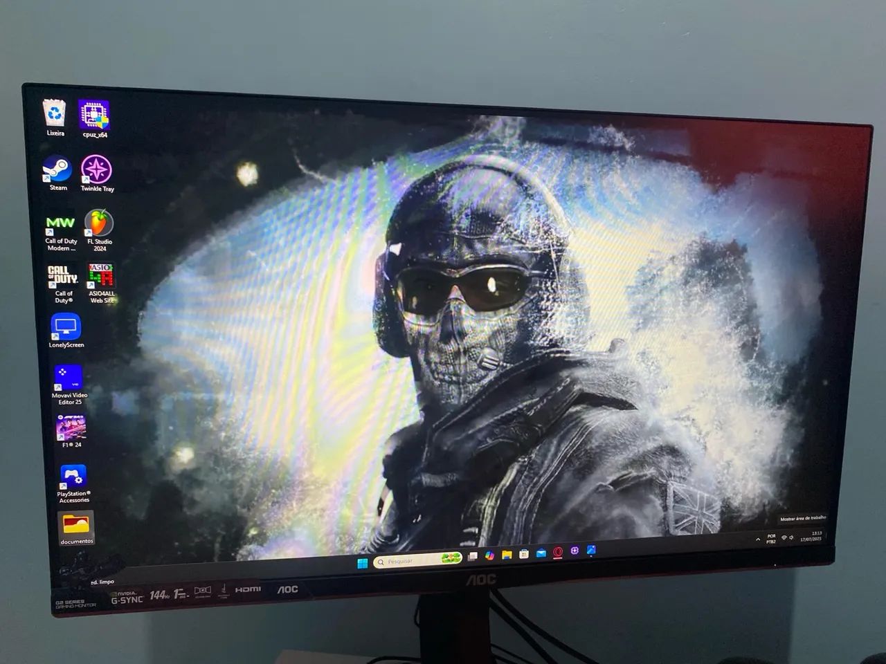 Monitor Gamer AOC 27 polegadas 144Hz