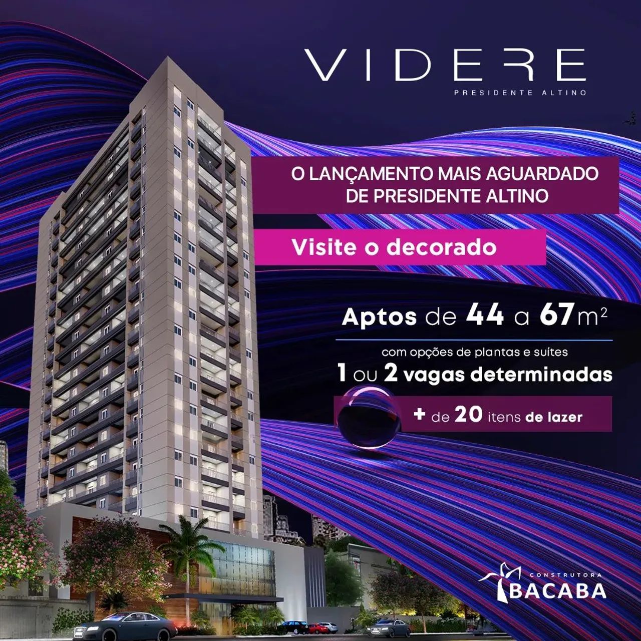 Lançamento à venda Presidente Altino 44,64m² à 67m² / São Paulo