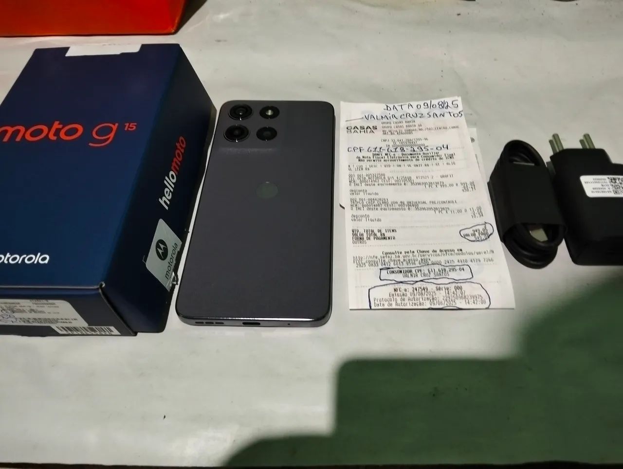 Um celular ? novo na caixa ? com nota fiscal  - Foto 2