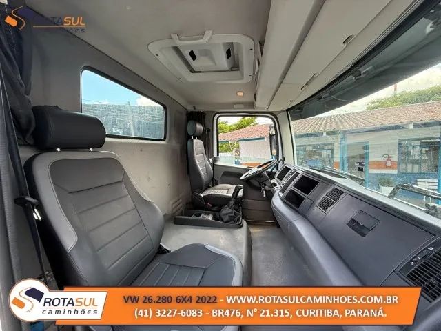 VW 26.280 2022 TRAÇADO 6X4 CHASSIS 5,00M - Foto 8