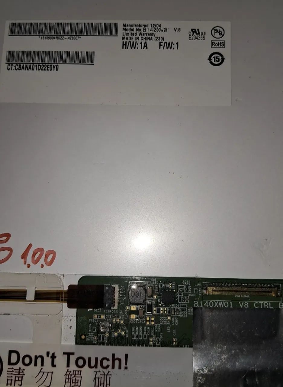 TELA LED NOTEBOOK B140XW01 v8 - Foto 4