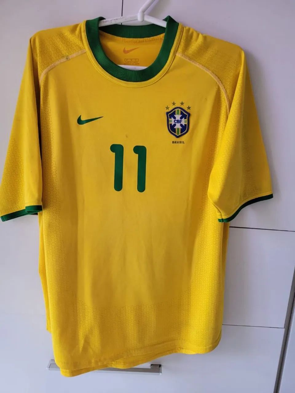 Camisa Brasil 2002 - Nike - Tamanho M