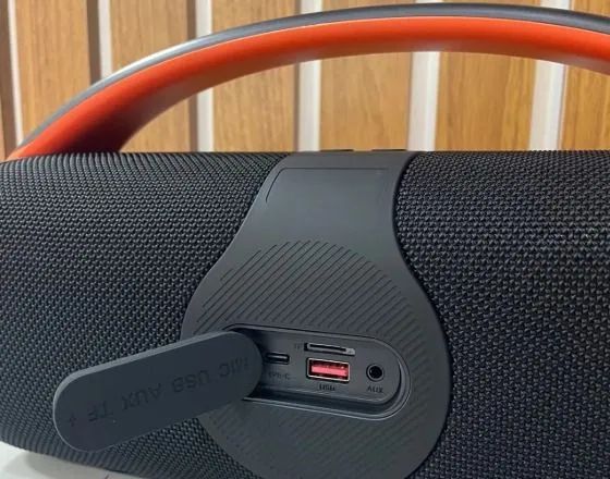 Caixa de Som Bluetooth c/ LED e Alça - O'GOLD - Foto 2