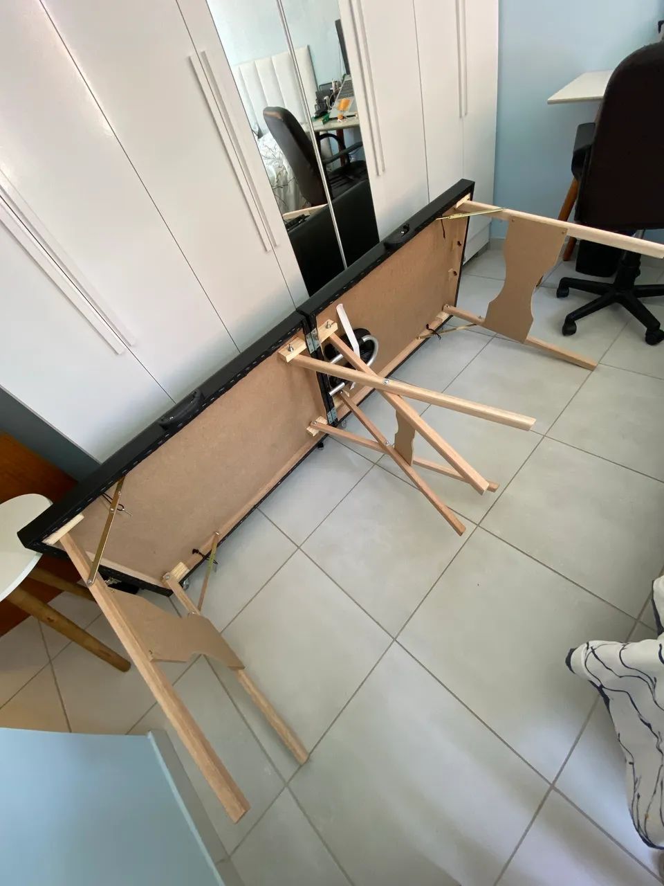 Maca portátil com rodinhas e capa impermeável  - Foto 4