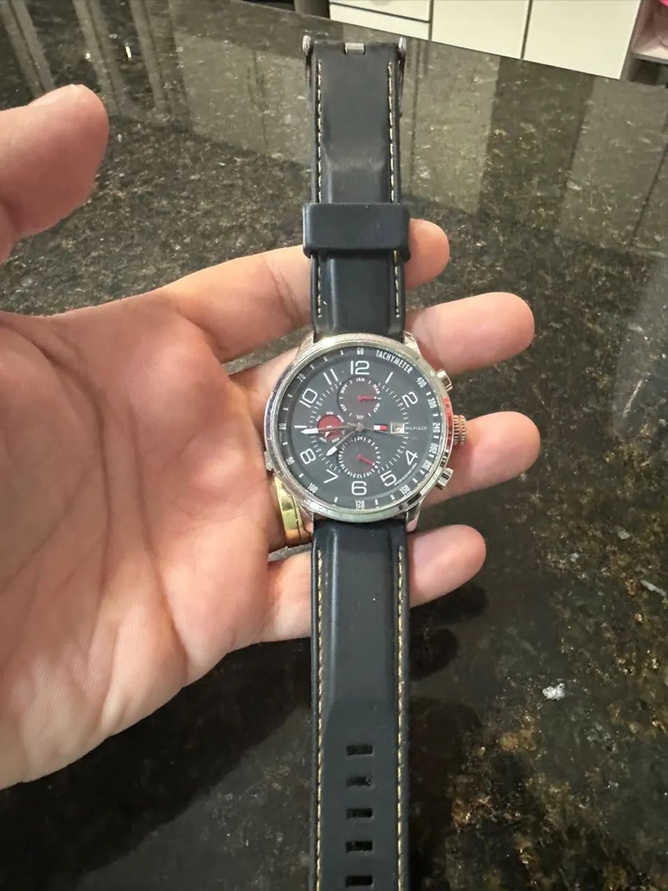 Tommy Masculino Pulseira de couro muito novo 